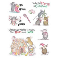 Штампи Stampabilities Різдвяні мишки - Christmas House Mouse Kit (CSHM048)