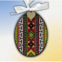 Набір для вишивки нитками на дерев’яній основі «Писанка. Закарпаття» FLW-105