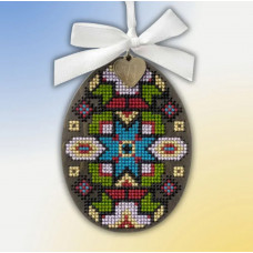 Набір для вишивки нитками на дерев’яній основі «Писанка. Львівщина» FLW-105