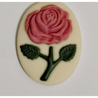 Підвіска (шармик) Only Кулон з рожевою трояндою, 3,8х2,2 см (К-107)