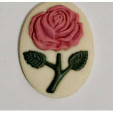 Підвіска (шармик) Only Кулон з рожевою трояндою, 3,8х2,2 см (К-107)