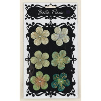 Квіти-Брадси Prima з ембосингом та позолотою - Belle Fleur - Gold Embossed (518004)