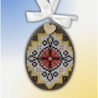 Набір для вишивки нитками на дерев’яній основі «Писанка. Чернівеччина» FLW-109