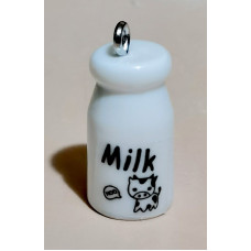 Підвіска (шармик) Only Пляшечка молока, 2,3х1 см (К-109)