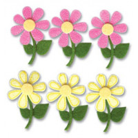 Наклейки фетрові 3D Jolees Boutique Ромашки (SPJB300)