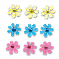 Наклейки фетрові 3D Jolees Boutique Квіточки (SPJB299)