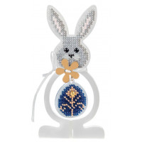 Набір для вишивки бісером на пластиковій основі «Весняний зайчик» FLPL-113