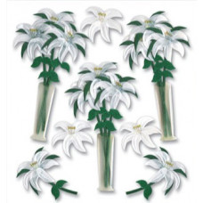 Наклейки блискучі 3D Jolees Boutique Білі лілії (SPJB225) Наклейки блискучі 3D Jolees Boutique Білі лілії (SPJB225)