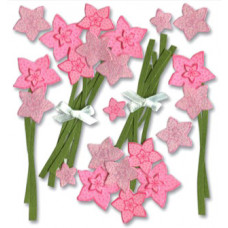 Наклейки блискучі 3D Jolees Boutique Рожевий цвіт (SPJB230)