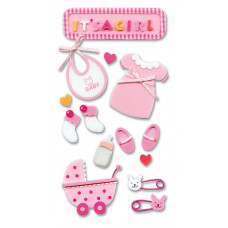 Наклейки 3D Jolees Крихітка (SPJH007) Наклейки 3D Jolees Крихітка (SPJH007)