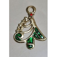 Підвіска (шармик) Only Ажурна ялинка, 2х1,5 см (К-113)