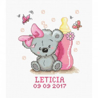 Набір для вишивання хрестиком Luca-S Метрика Leticia (B1147)