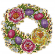 Дерев'яна заготовка для вишивки бісером VIRENA Віночок 118 (Віночок_118)