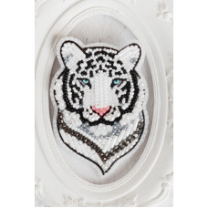 Набір для виготовлення брошки Tela Artis Білий тигр (Б-118)