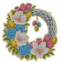 Дерев'яна заготовка для вишивки бісером VIRENA Віночок 119 (Віночок_119)