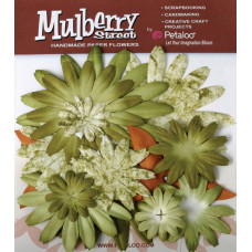 Квіти паперові Petaloo Mulberry St. Daisies Large - Tye Dye Green (1310-009)