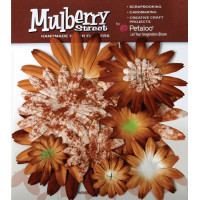 Квіти паперові Petaloo Mulberry St. Daisies Large - Tye Dye Mocha (1310-038)