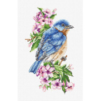 Набір для вишивання хрестиком Luca-S Синій птах (B1198)