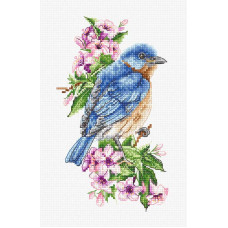 Набор для вышивания крестом Luca-S Синяя птица (B1198)