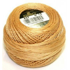 Нитки DMC Perle Cotton Size 12 - Light Tan (116 12 437)