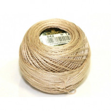 Нитки DMC Perle Cotton Size 12 - Very Light Beige Brown (116 12 842)