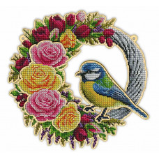 Дерев'яна заготовка для вишивки бісером VIRENA Віночок 120 (Віночок_120)