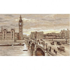 Набір для вишивання хрестиком Panna Лондон. Вестмінстерський міст (ГМ-1254)