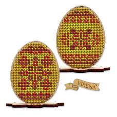 Набір для вишивки на дерев'яній основі VIRENA Пасхальне яйце, символ Воля (ЯПФ_125)