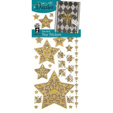 Наклейки HOTP Зірки золото (1831)