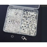 Контейнер з застібками Only (250 кілець та 50 застібок)(0034129)