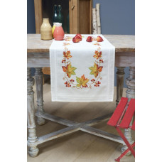 Набір для вишивання хрестиком Vervaco Доріжка на стіл Осіннє листя (PN-0013311)