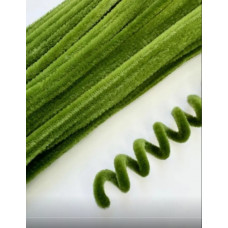 Набір хутряного (синельного) дроту Чарівна мить, оливковий, 100 шт (KR-47)