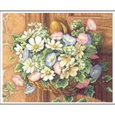 Набір для вишивання хрестиком Dimensions Квіти на дверній ручці (13716)