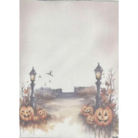 Канва рівномірна 32 з фоновим малюнком Alisena, 30х40 см (КФ0-1389)