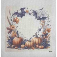 Канва Аїда 16 з фоновим малюнком Алісена, 30х40 см (КФ-1392)