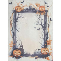 Канва Аїда 16 з фоновим малюнком Алісена, 30х40 см (КФ-1393)