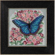 Набір для вишивання Mill Hill Блакитний метелик Морфо ( MH142216)