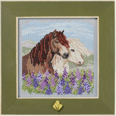 Набор для вышивания Mill Hill Исландские кони (MH142415)