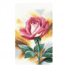 Набір для вишивання хрестиком LanArte Сором'язлива троянда (PN-0148258)