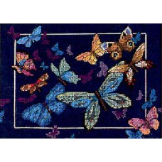 Набір для вишивання хрестиком Dimensions Екзотичні метелики (06846)