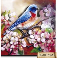 Многошаровая картина из бумаги Tela Artis Весенняя пташка (РТ150101)