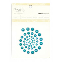 Половинки перлин KaiserCraft, 50 шт., Зелено-блакитний Teal (SB783)