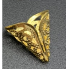 Металеве навершшя на китицю Only, золотисте, 1,8х1,5 см, 2 шт (156)