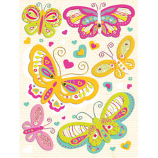 Наклейки об'ємні 3D K & Company Серця і метелики (569126)