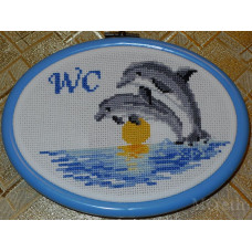 Набір для вишивання хрестиком Vervaco Дельфіни (2012/44234)