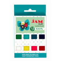 Набір пластики Butterfly 12×20г Jam Clay ROSA Talent (4823098544166)