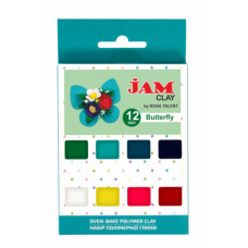 Набір пластики Butterfly 12×20г Jam Clay ROSA Talent (4823098544166)