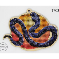 Набір для вишивання хрестиком ФрузелОК Змія (1703)