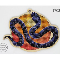 Набор для вышивания крестиком ФрузелОК Змея (1703)