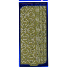 Наклейки Starform Ромашки, метелики золото (1065)